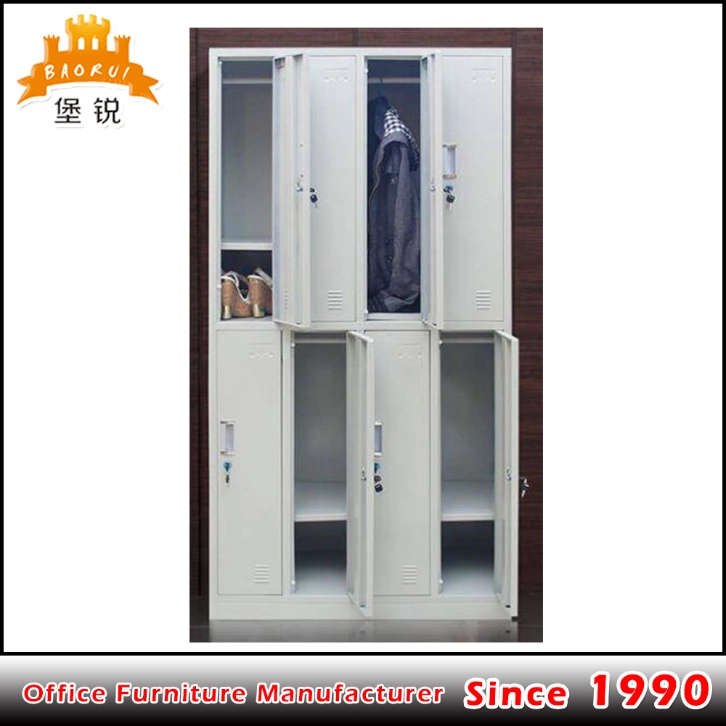 Fas-029 Office Storage Cabinet 8 Door Steel Clothes Locker for Sale