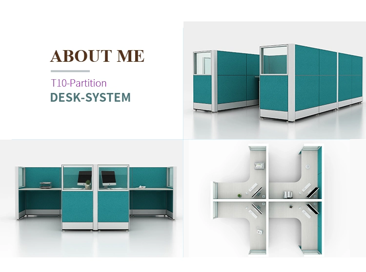 4 Person Office Workstaiton Custom Color Size Office Workstation Office Round Workstation