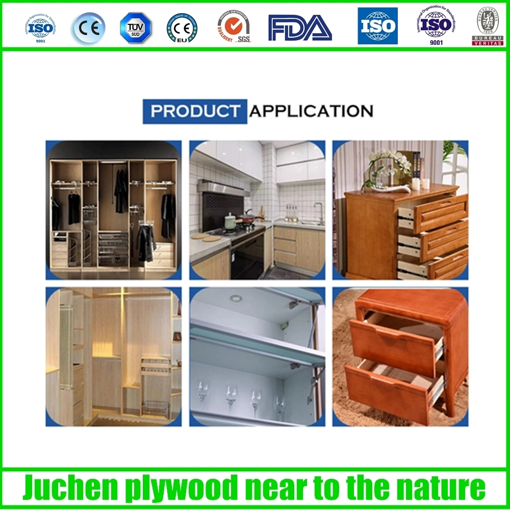 2-25mm Wholesale Particle Board/Chipboard/Wood Plywood Melamine Laminated Board for Furniture