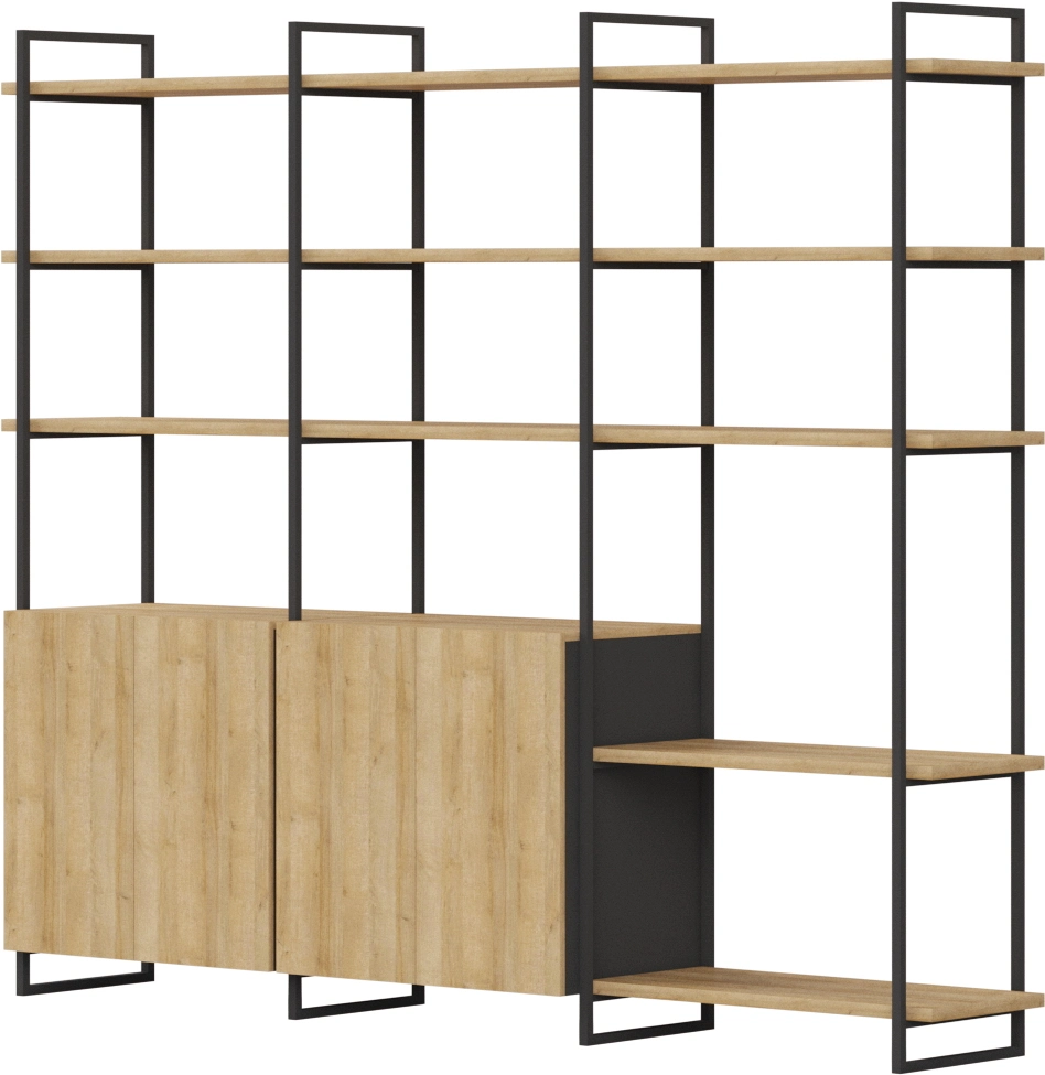 Modern Design MDF Wooden Office File Cabinet Bookshelf Office Partition (BL-FC060)