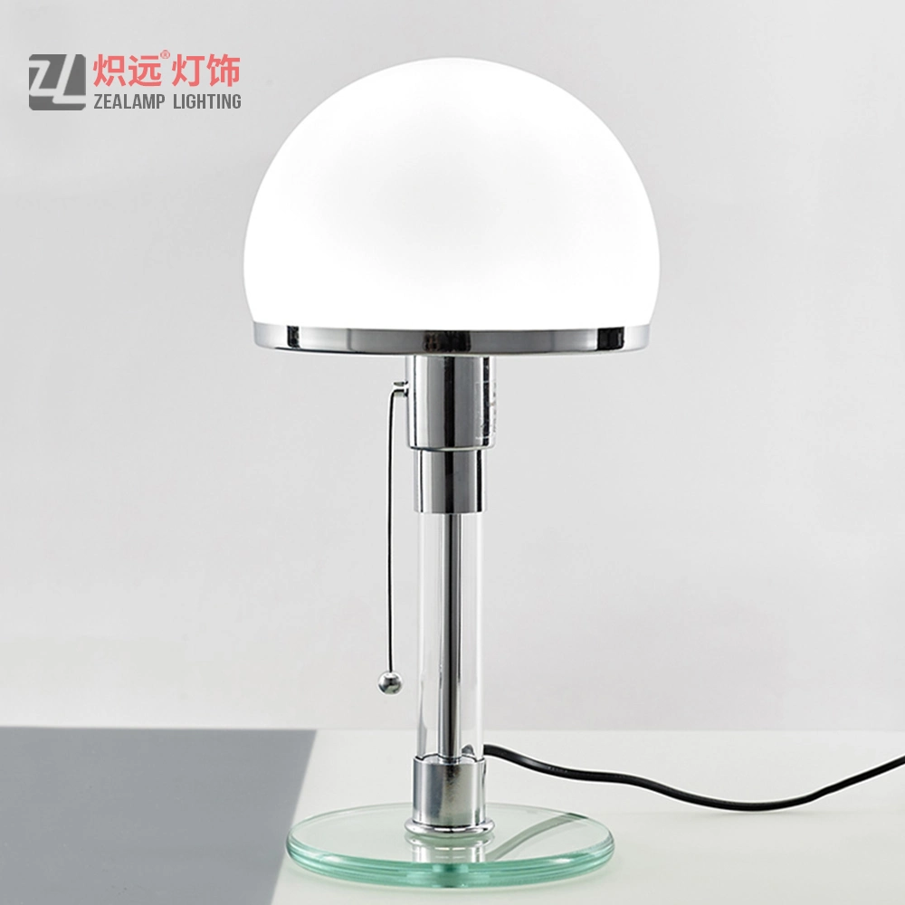 Modern Desk Glass Decorative Light Study Reading Table Lamp