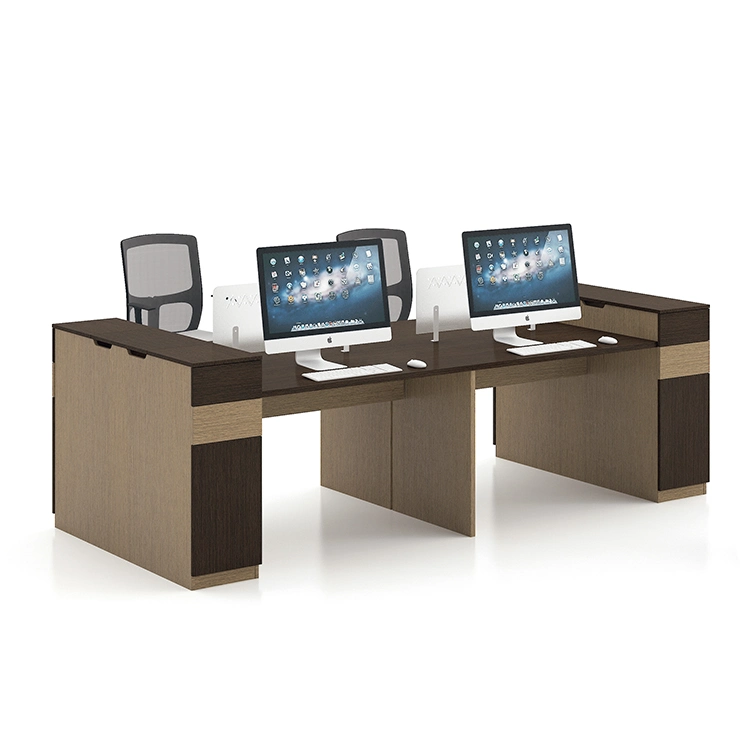 Factory Directly Sell Fashion Latest Design Modular MFC Workstation Office Furniture for 4 Person
