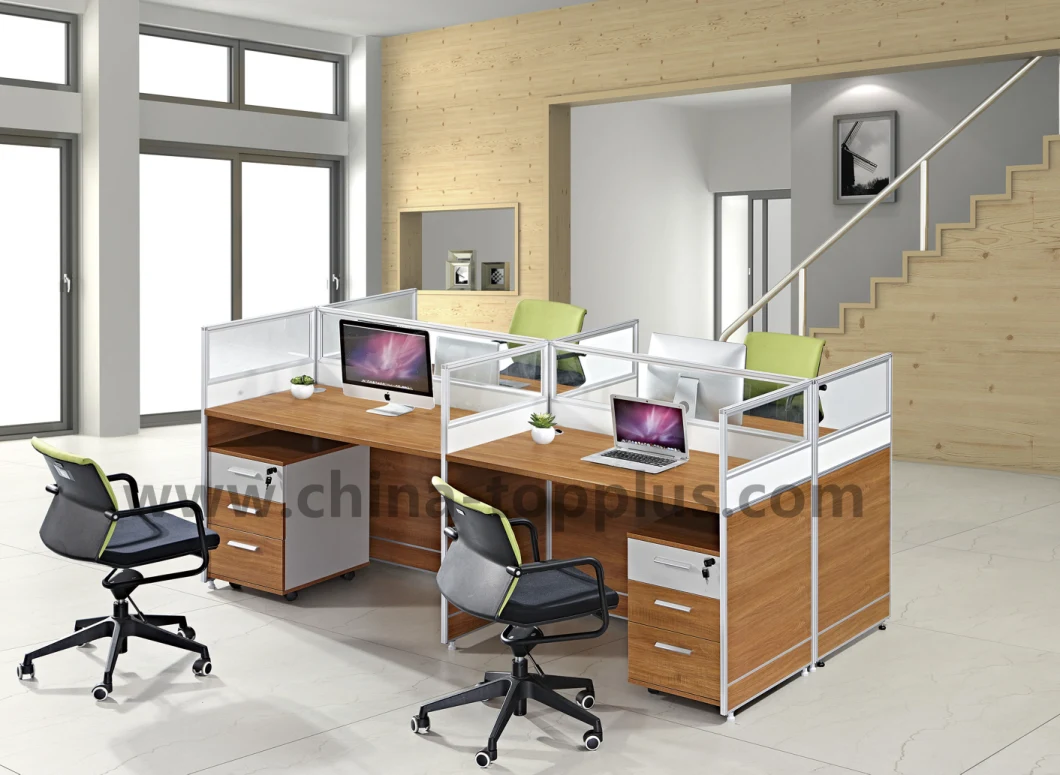 Hot Sale 4-Person Office Workstation Office Table Office Furniture (M-W1701-4)