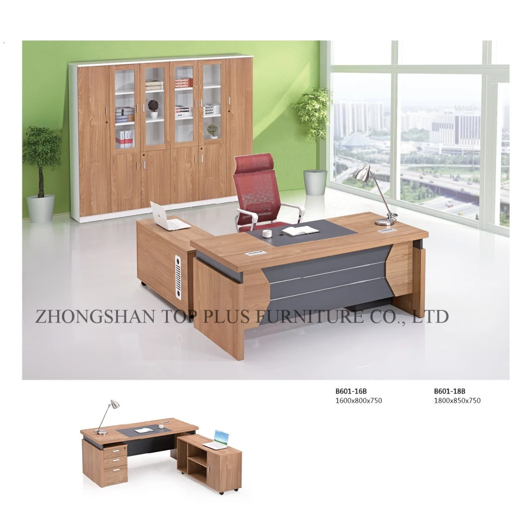 New Melamine Furniture L Shape Wood/Wooden Executive Office Meeting Table (M-T1812)