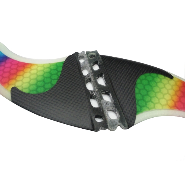 Top Quality Rainbow Carbon Fiber Future Fin Future Surfboard Fins