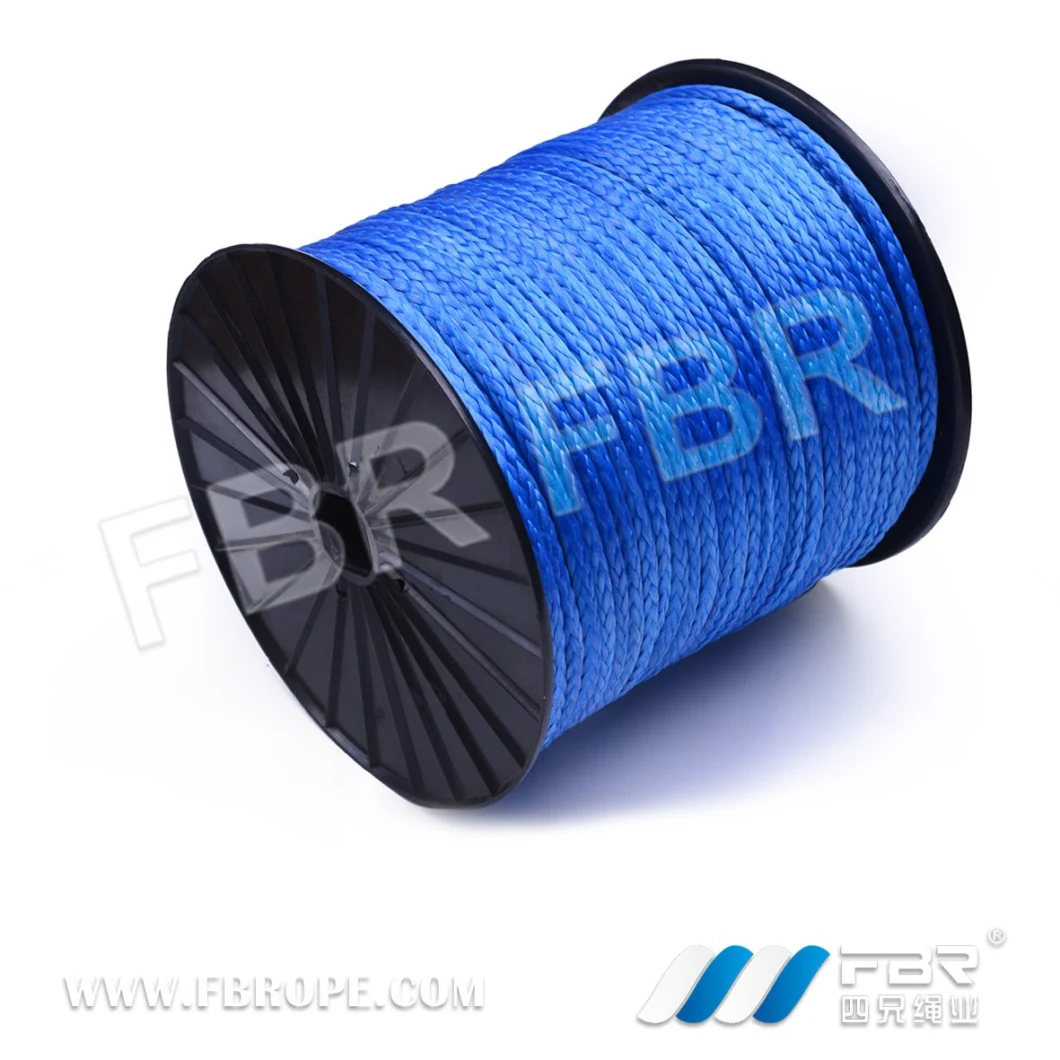 Fbr UHMWPE 12 Strand Synthetic Hmpe Rope Used in Windsurfing
