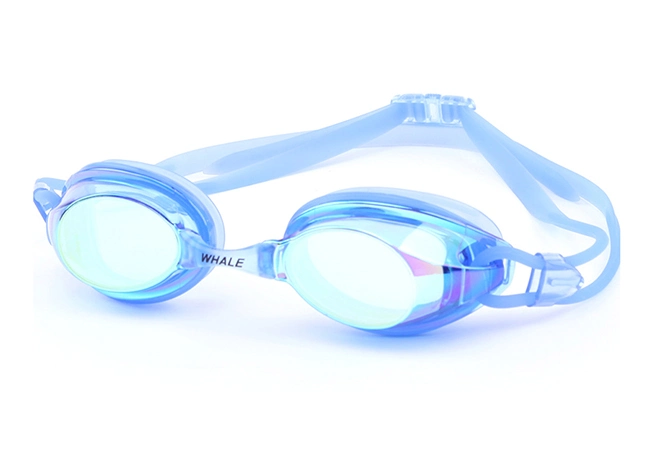 Mirror Coating Swim Glasses Popular Swimming Goggles Anti-Fog Swimming Eye Wear Swimming Safety Eyeglasses