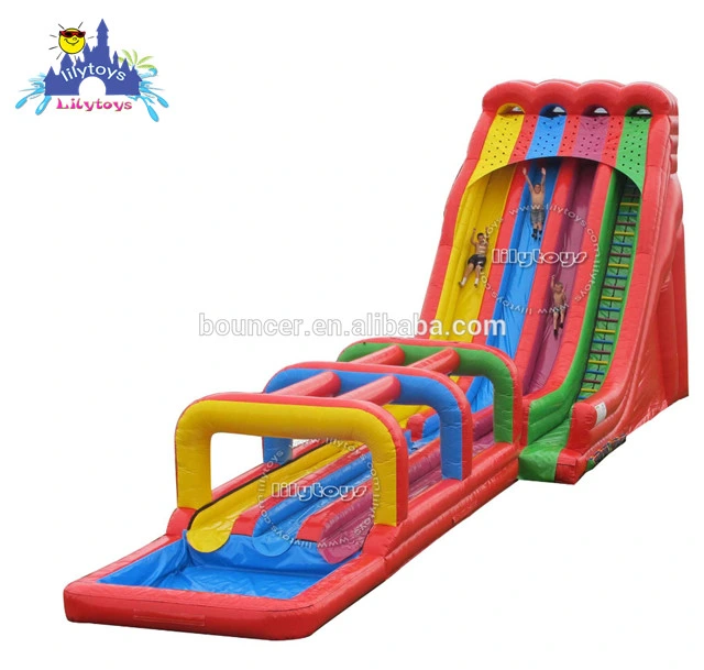 Safe PVC Water Slide Material Lilytoys Best Quality Inflatable Water Slide for Kids