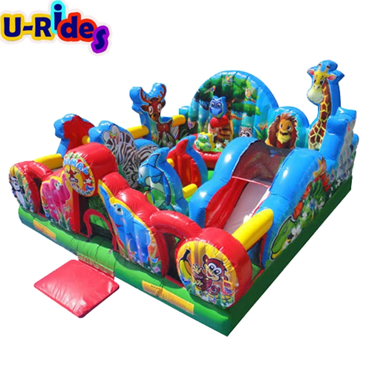 Zoo inflatable jumper inflatable bouncer combo inflatable air jumping castle for kids