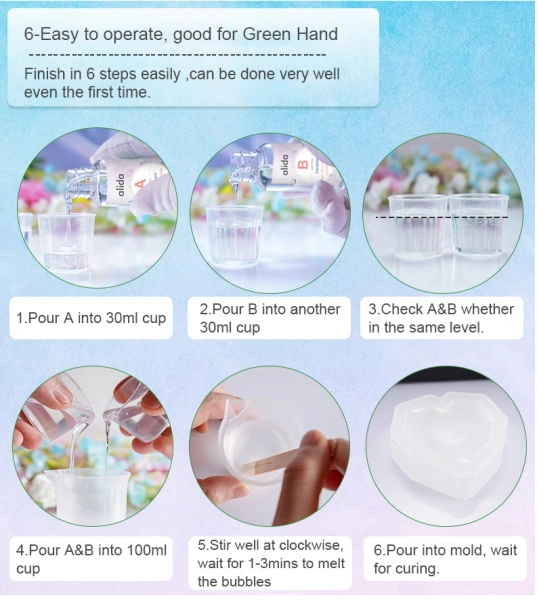 Epoxy Resin Set Epoxy Resin Decorations Resin and Hardner Epoxy Doming Epoxy Resin