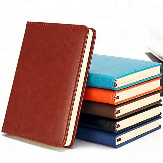 Custom Logo A6 Small PU Leather Custom Notepad