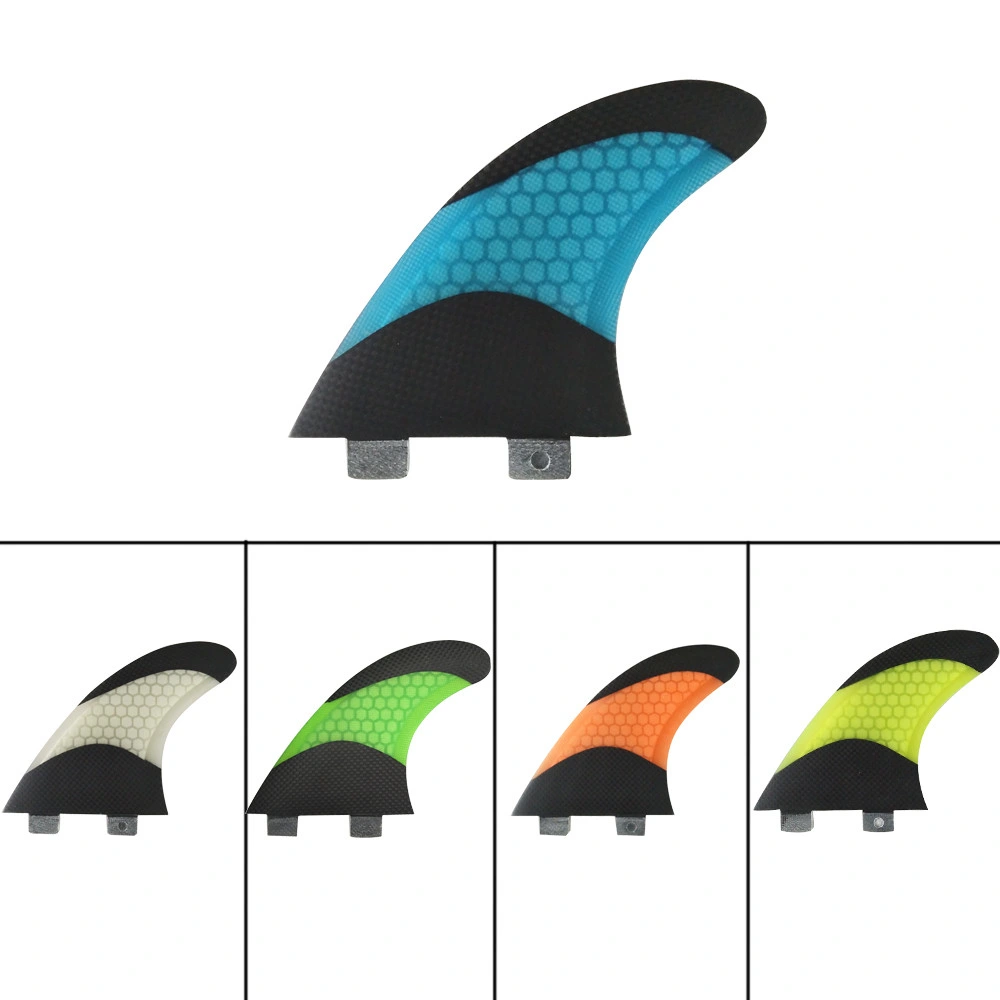 Carbon Fiber Surfboard Fins Blue Surf Fins