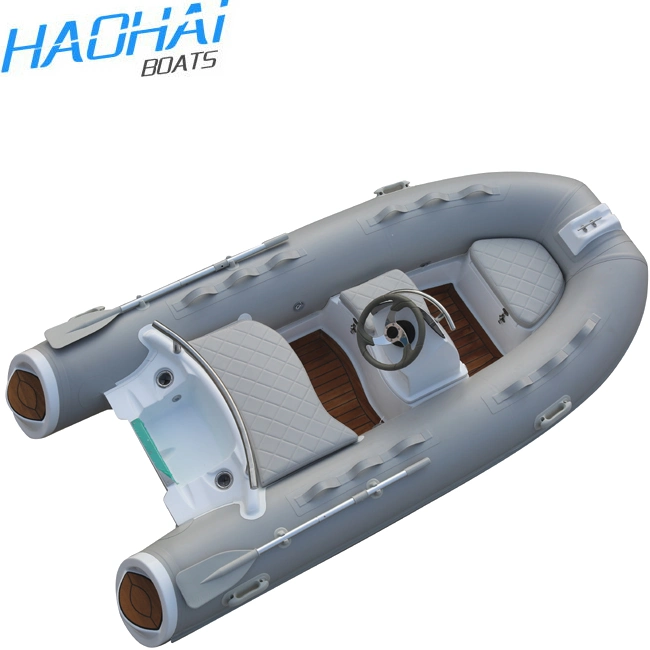 Hot Sale CE 11.8FT Mini Small Fiberglass Inflatable Motor Boat for Sale