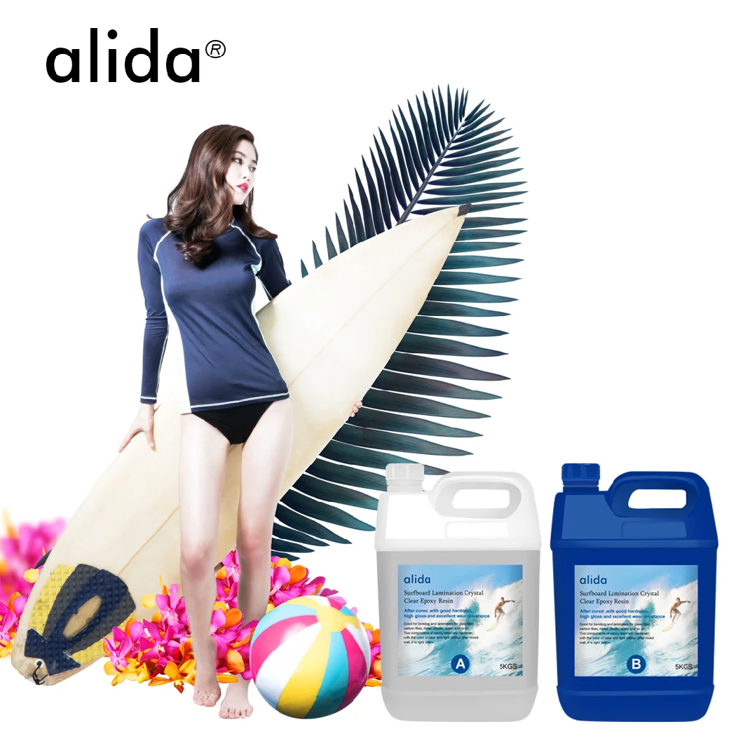 Alida 4011 Crystal Clear Epoxy Resin for Surfboard Coating