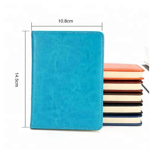 Custom Logo A6 Small PU Leather Custom Notepad