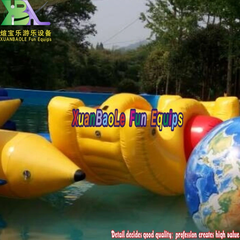 Aqua Pool Water Sports Inflatable Water Rocker / Inflatable Water Seesaw for Kids