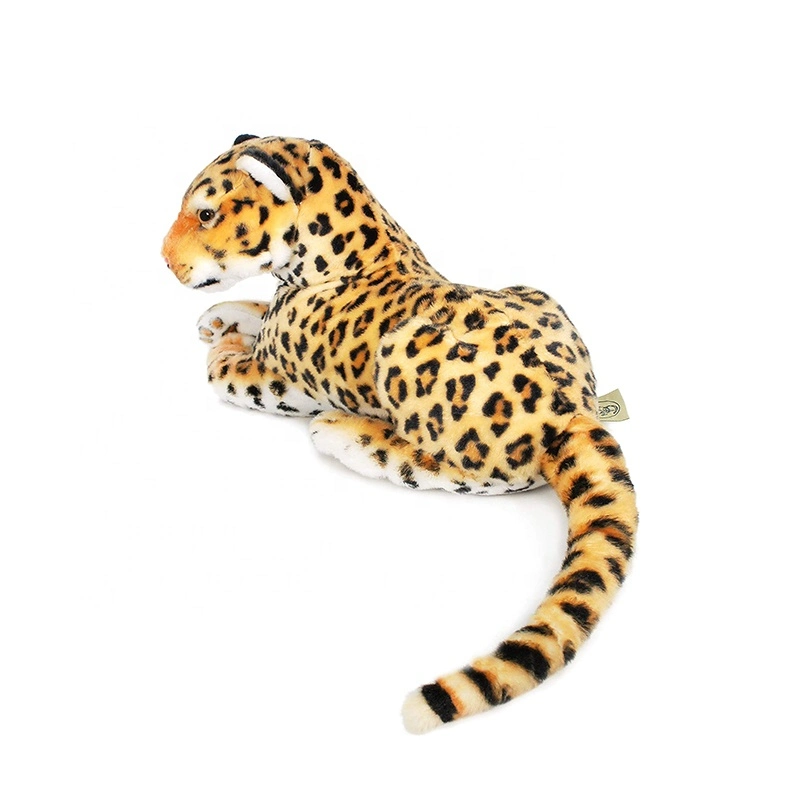 Customized Soft and Cuddly Simulation Wildlife Stuffed Animals Super Soft Baby Stuff Leopard Plush Toys