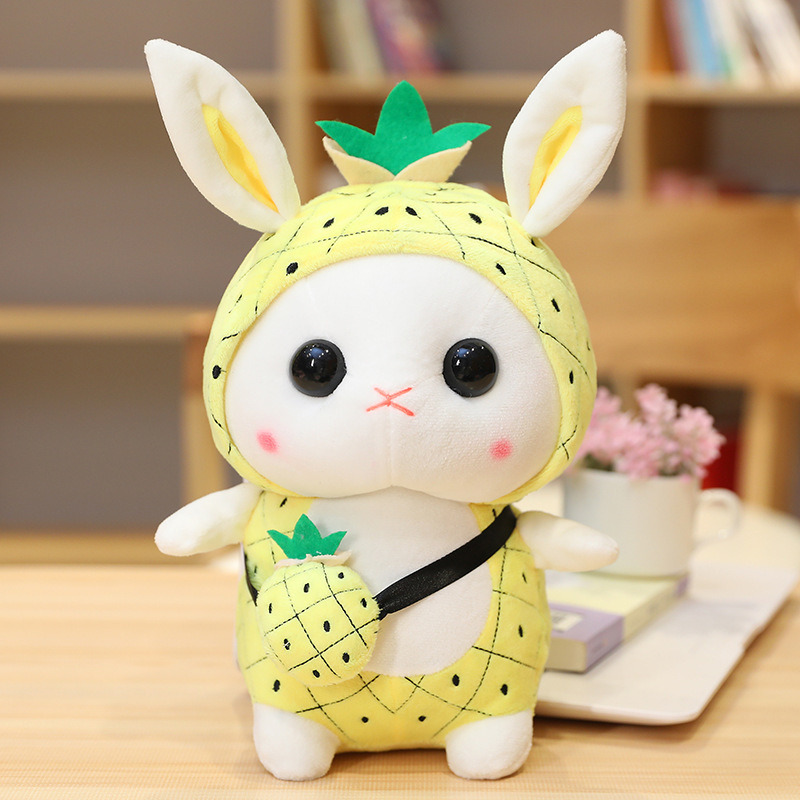 New Design Soft Stuffed Rabbit Made of Super Soft Velboa Plush Cute Rabbit Toys for Kids