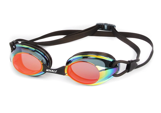 Mirror Coating Swim Glasses Popular Swimming Goggles Anti-Fog Swimming Eye Wear Swimming Safety Eyeglasses