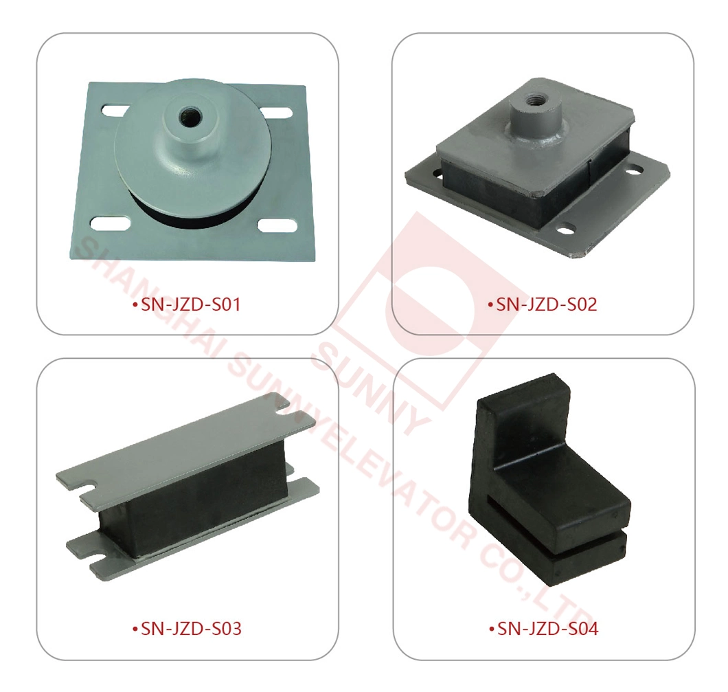 Traction System Damping Pad for Passenger Elevator Part