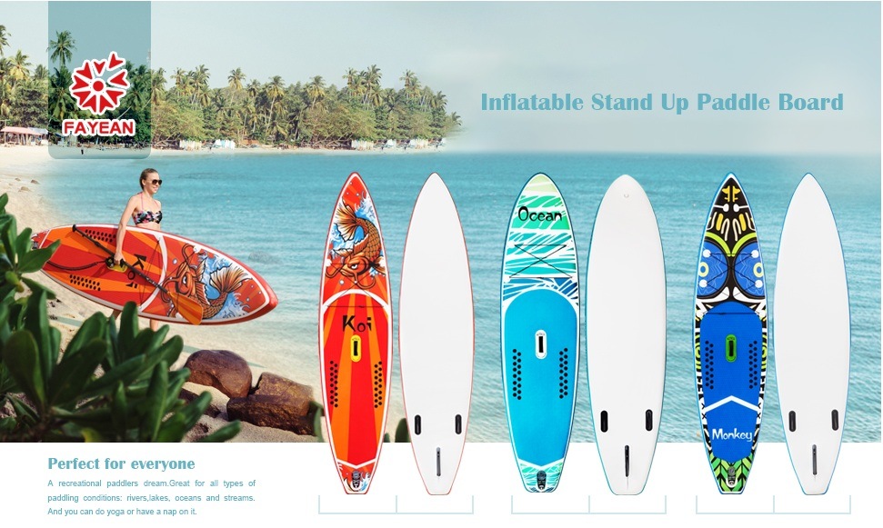 Best Selling Inflatable Paddle Board Adult Surfboard Motor Outdoor Sports Quantity Customized
