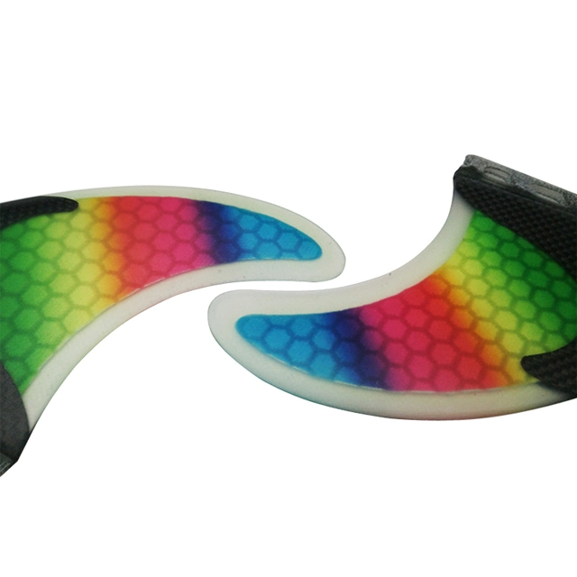 Top Quality Rainbow Carbon Fiber Future Fin Future Surfboard Fins