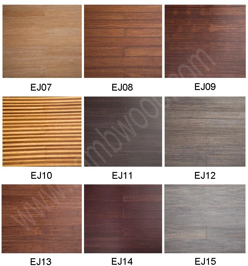 Handscraped Strand Woven Bamboo Tongue and Groove Flooring 14mm-Date Palm