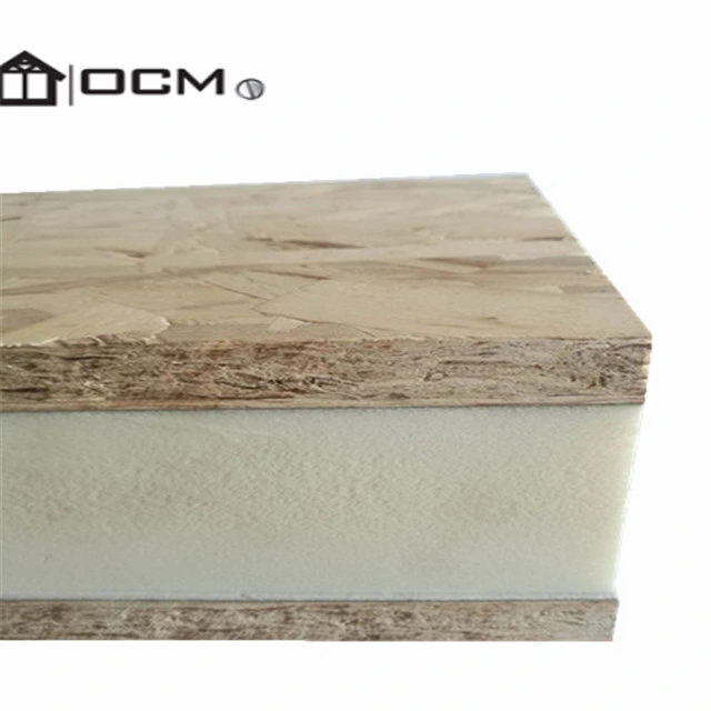 Fireproof Polyurethane OSB PU Sandwich Wall Panel