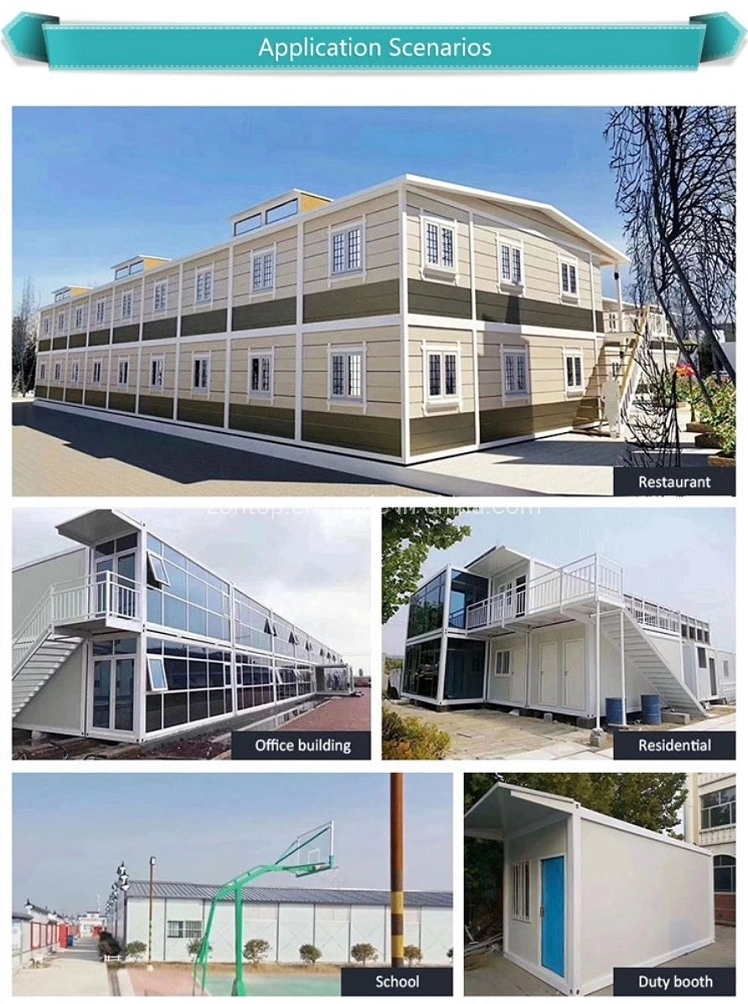 China 20 Foot Malaysia Low Cost Prefab Container House for School Hospital