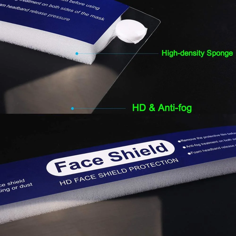 Face Shield Pet Visor Safety Anti Fog Full Face Shield Clear Full Face Shield