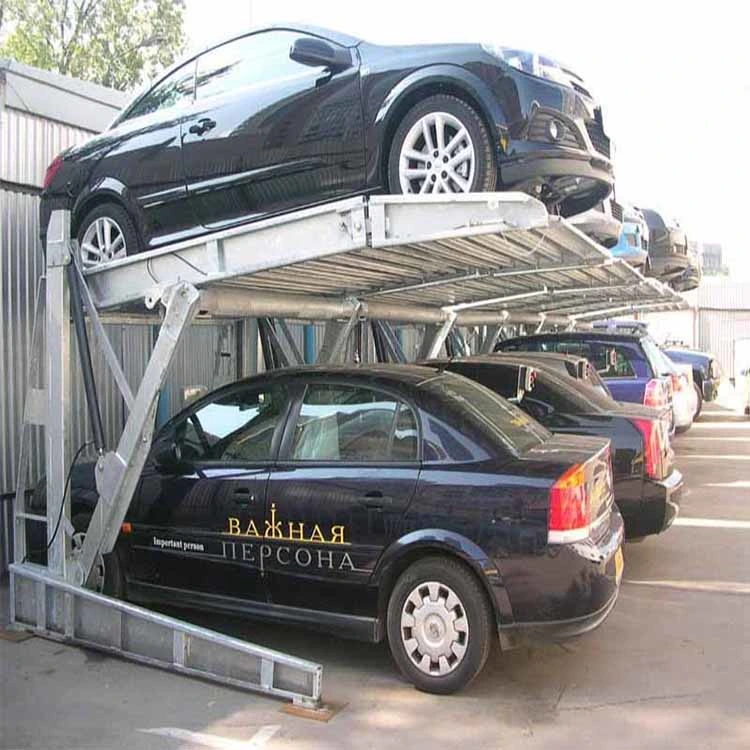Hydraulic Low Ceiling Garage Double Layer Car Stacker with CE