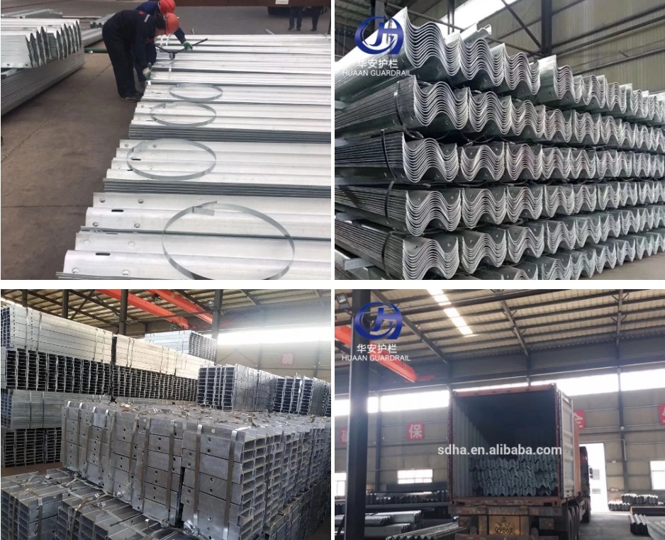 Highway Guardrail Supplier / Highway Guardrail Hardware / Road Safety Highway Guardrail Cost Per Foot