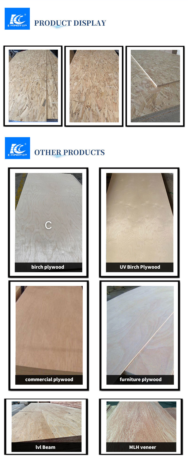 Waterproof OSB Oriented Strand Board Used for Decoration Furniture