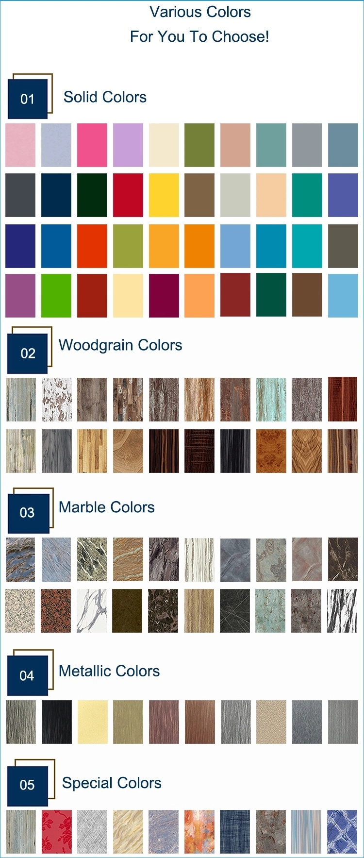 Professional Wood Grain Color HPL Laminate Compact Sheets for Wholesales