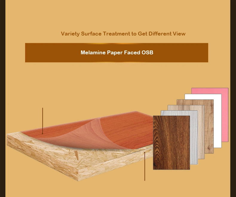 8mm, 9mm High Quality Construction Grade OSB (Oriented Strand Board)