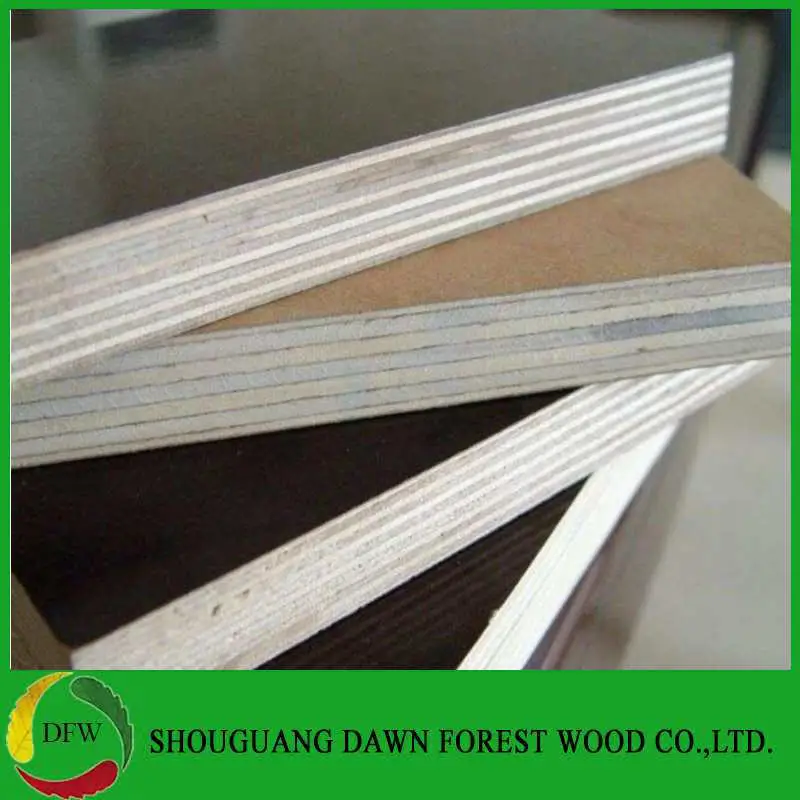Cheap Wholesale Melamine Faced Plywood/HDF Plywood with 9-18mm From China Supplier