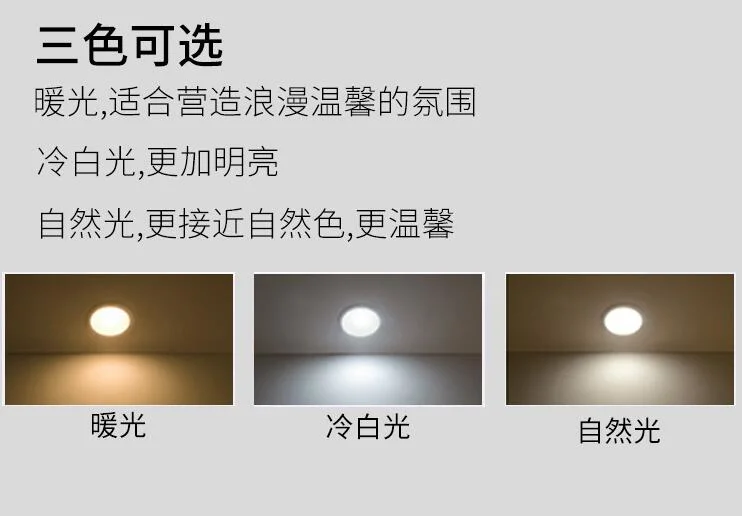 Fire Rated 3 Color Settings COB LED Downlight with Factory Direct Price