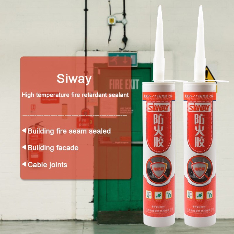Super Bonding Firestop Sealant Fast Dry Glue Fireproof Silicone Sealant
