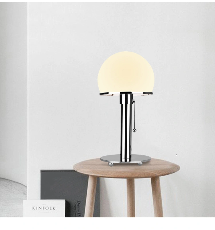 Nordic Glass Lamp Hotel Decoration Bedroom Bed Head Creative Personality Simple Fashion Study Reading Bauhaus Lamp