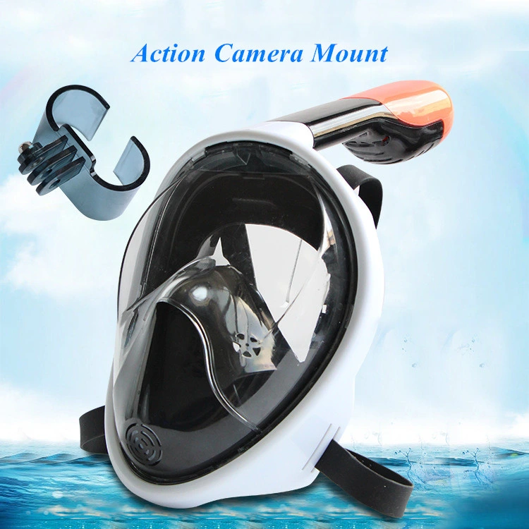 Full Face Mask Snorkel Full Face Free Breathing Design Diving Mask