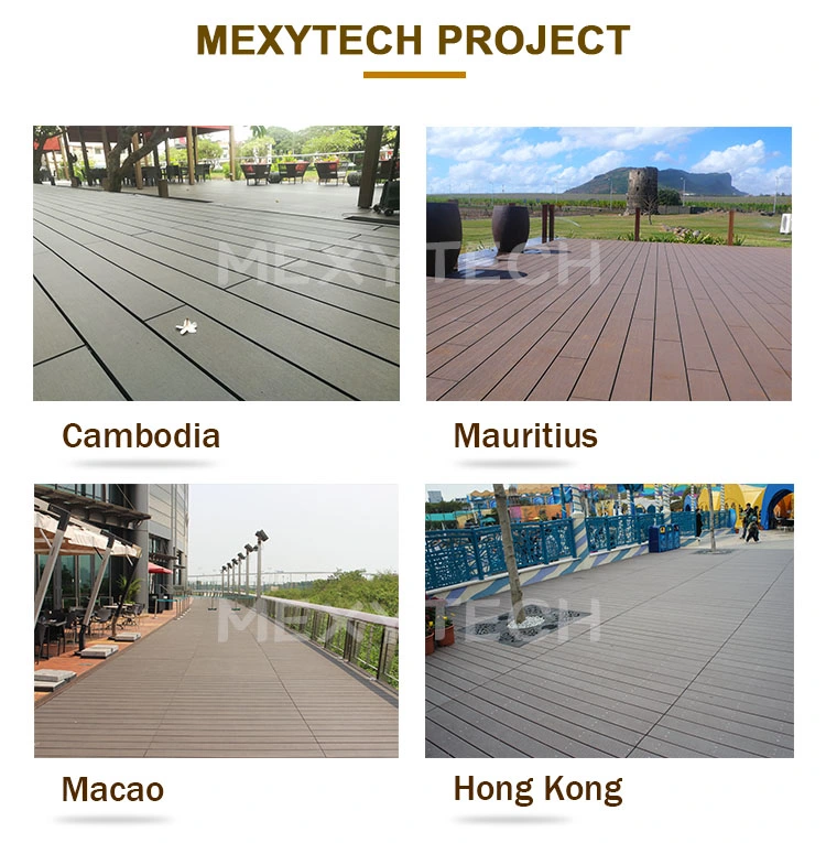 Traditional Easy Installed Composite Decking Tongue and Groove for Heavy Duty Project