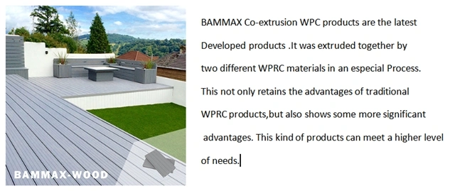 Anti-Slip Termite Resistance Fire Rated Outdoor WPC Garden Decking Flooring Board
