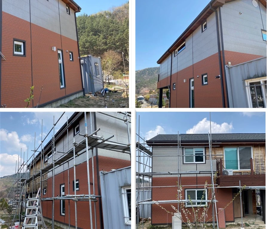 Laminated Board Thermal Siding Metal Siding for Modular Homes Insulated Wall Panel Polyurethane Foam
