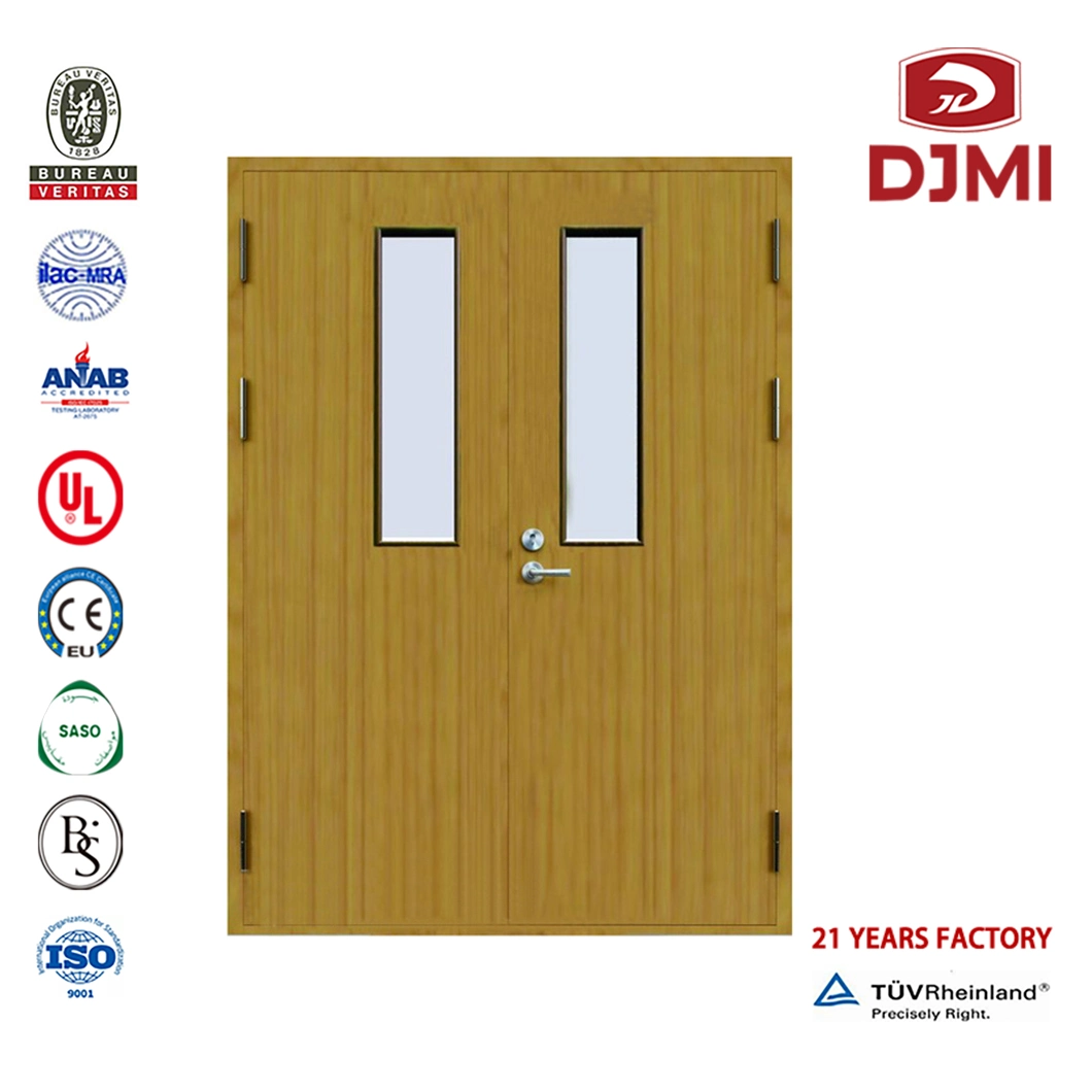 En BS UL List 1 2 3 Hours Fire Rated Fireproof Hotel Fire Steel Resisting Fire Rated Door with Glass