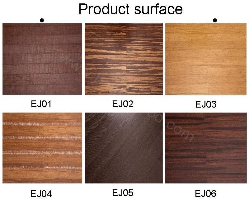 High Quality 12mm Strand Woven Solid Bamboo Flooring in Tongue and Groove