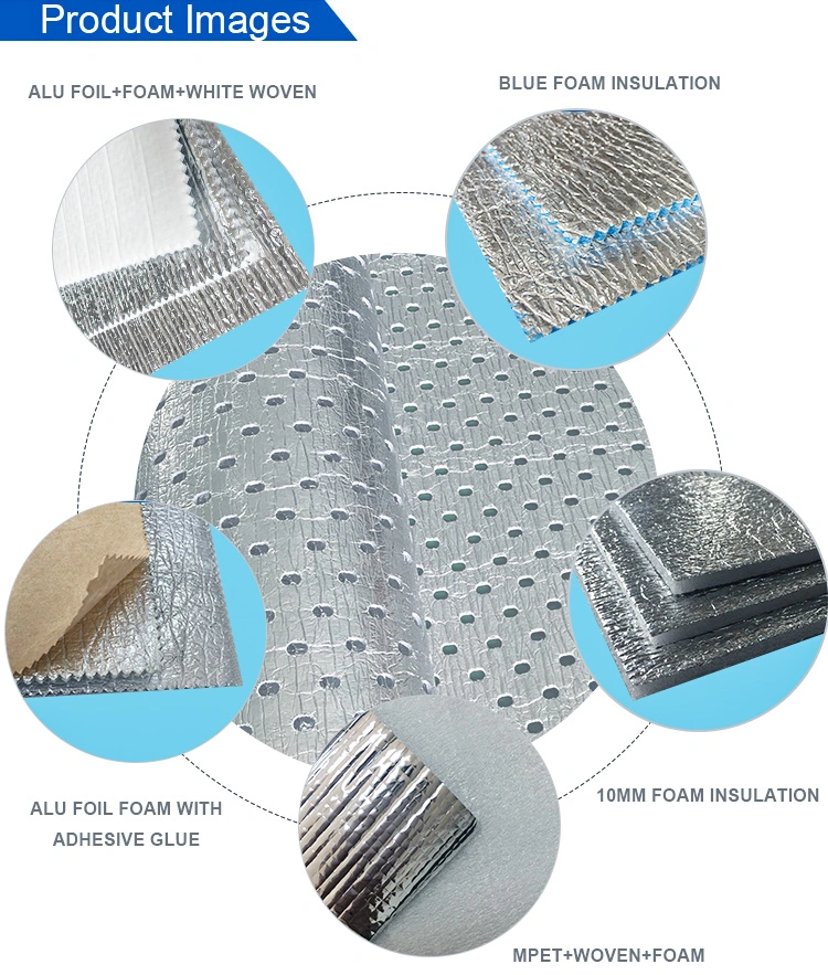 Aluminium Foil Faced 3mm EPE Foam for Thermal Insulation