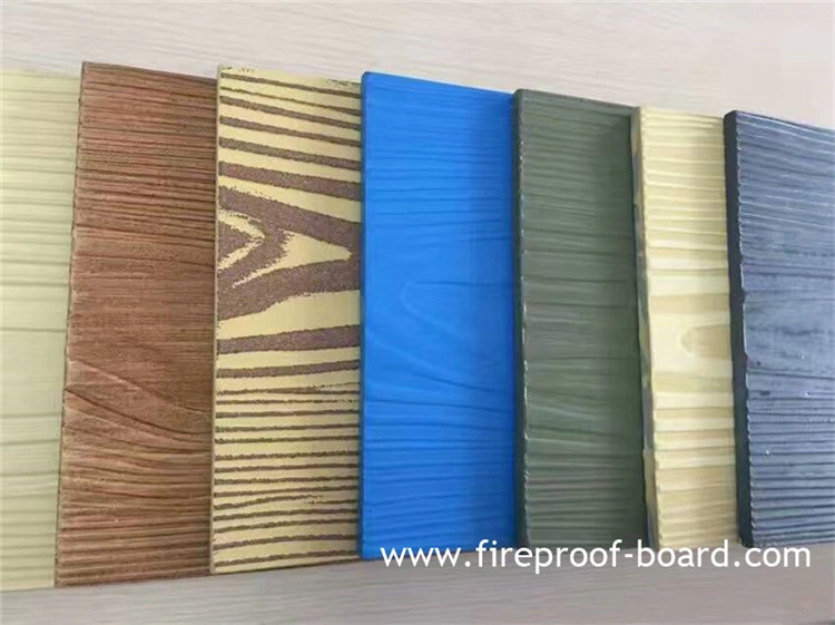 Exterior Wall Colorful Fire Rated Fiber Cement Board