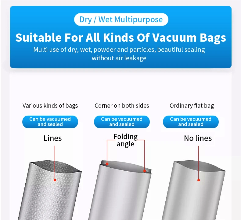 Hvc-210t/1d Hualian Transparent Plastic Vacuum Seal Bag High Quality
