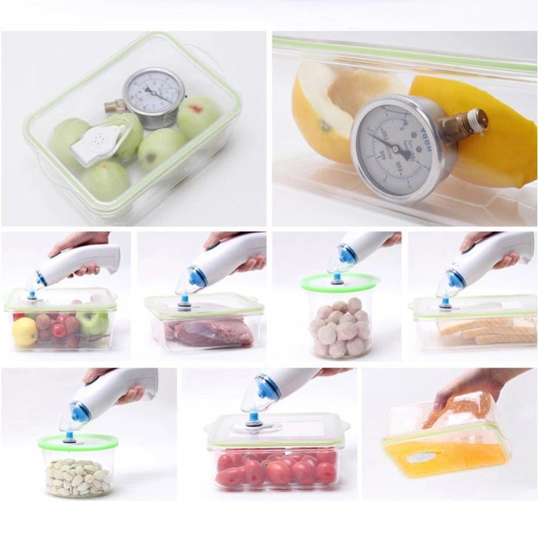 BPA Free Plastic Lunch Box Vacuum Container for Food Preservation Storage
