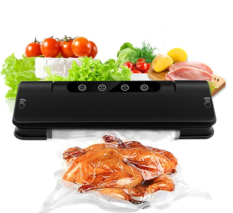 Fully Automatic Vacuum Food Sealer with Vacuum Food Bags and Vacuum Packaging Rolls Dry Moist Mode for Vacuum Food Storage